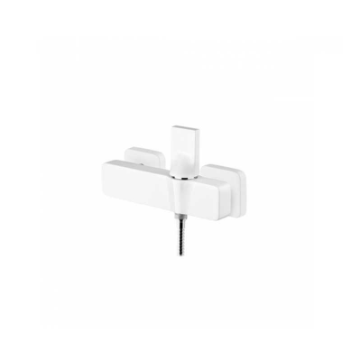 Mitigeur de douche LINE 42 laiton blanc/chromé