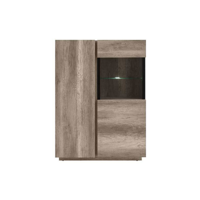 ARMOIRE VITREE 100CM ANTICCA CHÊNE MONUMENT