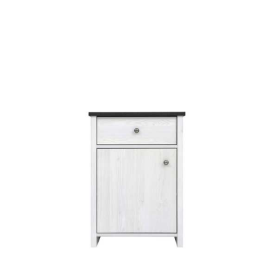 COMMODE PORTO 1PORTE 1TIROIR MELEZE CLAIR
