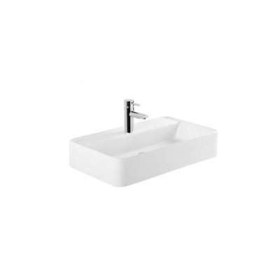 LAVABO SANLIFE RECT A POSER 60X35 AC TROU