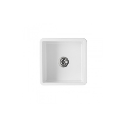 EVIER  1 CUVE CARRE ENC VALET AC VID BL