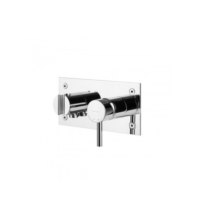 Mitigeur de douche laiton TUBE chromé encastrable