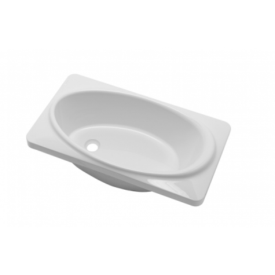 Baignoire acrylique BABYBATH blanc rectangulaire 80x45 cm
