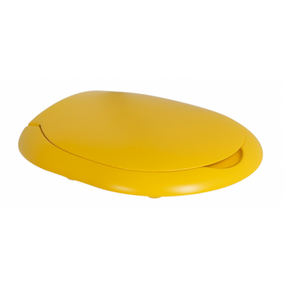 Abattant polypropylène WCKIDS jaune pour cuvette
