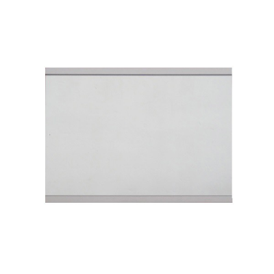 Miroir avec 2 rubans support MDF revêtu de PVC SQUARE blanc rectangulaire 80x60 cm