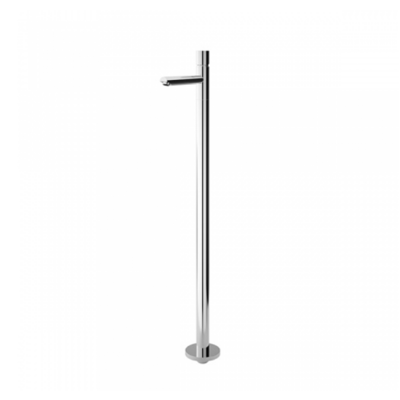 Mitigeur lavabo laiton SINGLE chromé avec fixation au sol