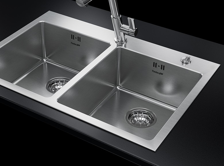 Eviers de cuisine inox, granit, résine. Eviers 1 bac ou double bac